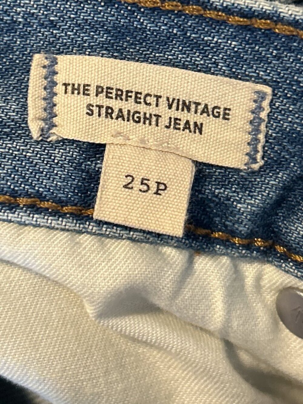 MADEWELL The Perfect Vintage Straight Jean Button Fly | 25 P - Picture 12 of 13